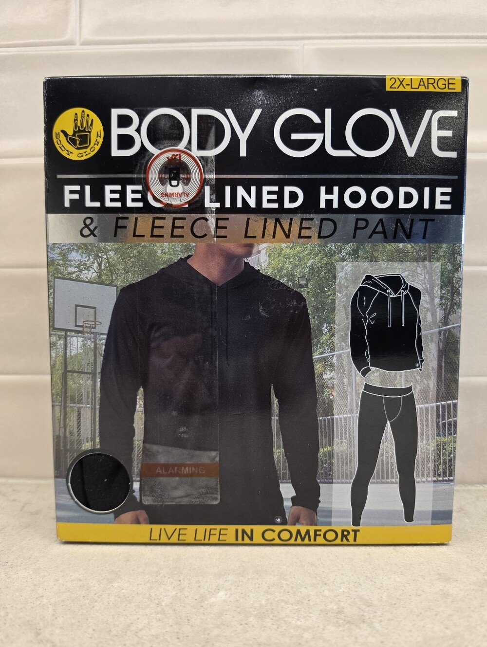 Body Glove Black Fleece-Lined Hoodie & Pant Set